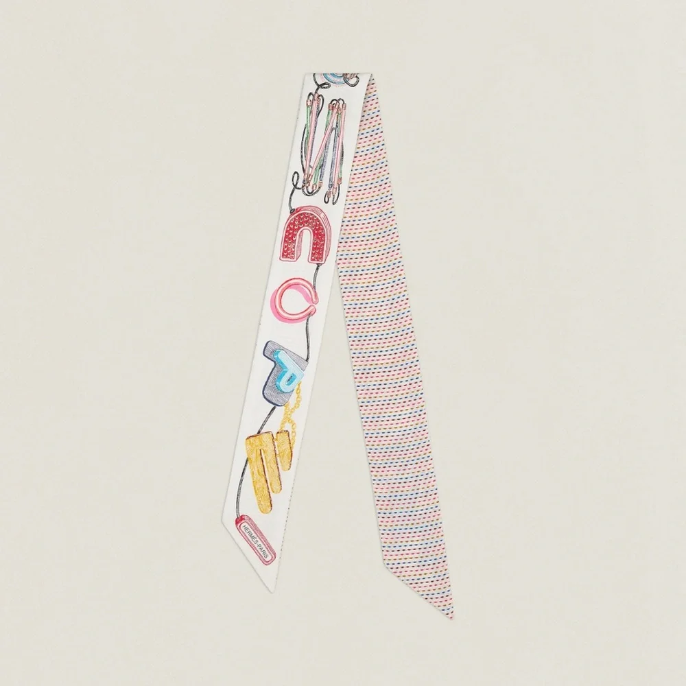 Host pick💕Hermes Chevaloscope Pointille Twilly - Perfect gift 🎁 - Picture 2 of 10